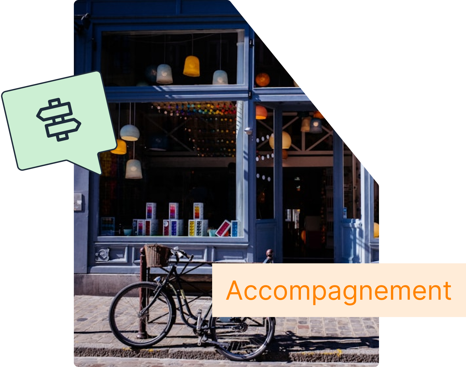 Ouvrir un commerce avec Normizy — devanture de boutique colorée illustrant l'accompagnement à l'ouverture
